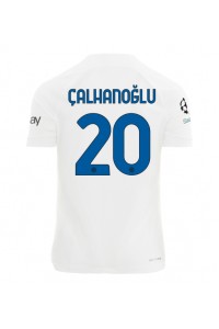 Fotbalové Dres Inter Milan Hakan Calhanoglu #20 Venkovní Oblečení 2023-24 Krátký Rukáv